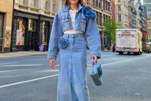 Mẹo chinh phục chân váy denim chất chơi sành điệu như các cô nàng fashionista